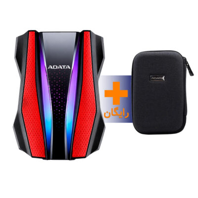 هارد اکسترنال ای دیتا مدل ADATA HD770G با ظرفیت 1 ترابایت به همراه کیف رایگان